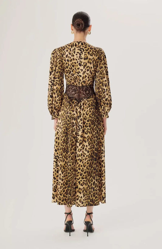 Ronny Kobo Dresses Ronny Kobo - Melodie dress in Leopard print - $396 with BASIC20